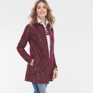 Chico's Floral Jacquard Jacket